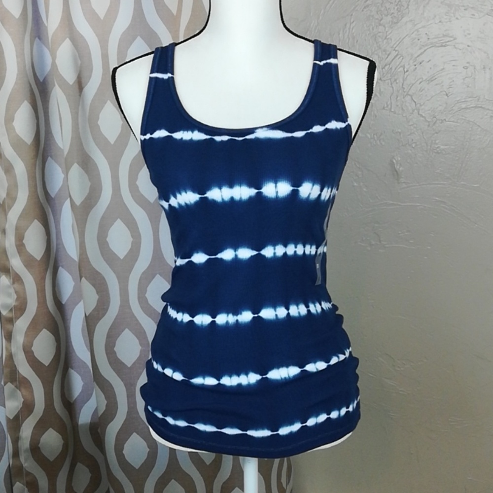 Sonoma sz XS blue tie dye everyday rib tank